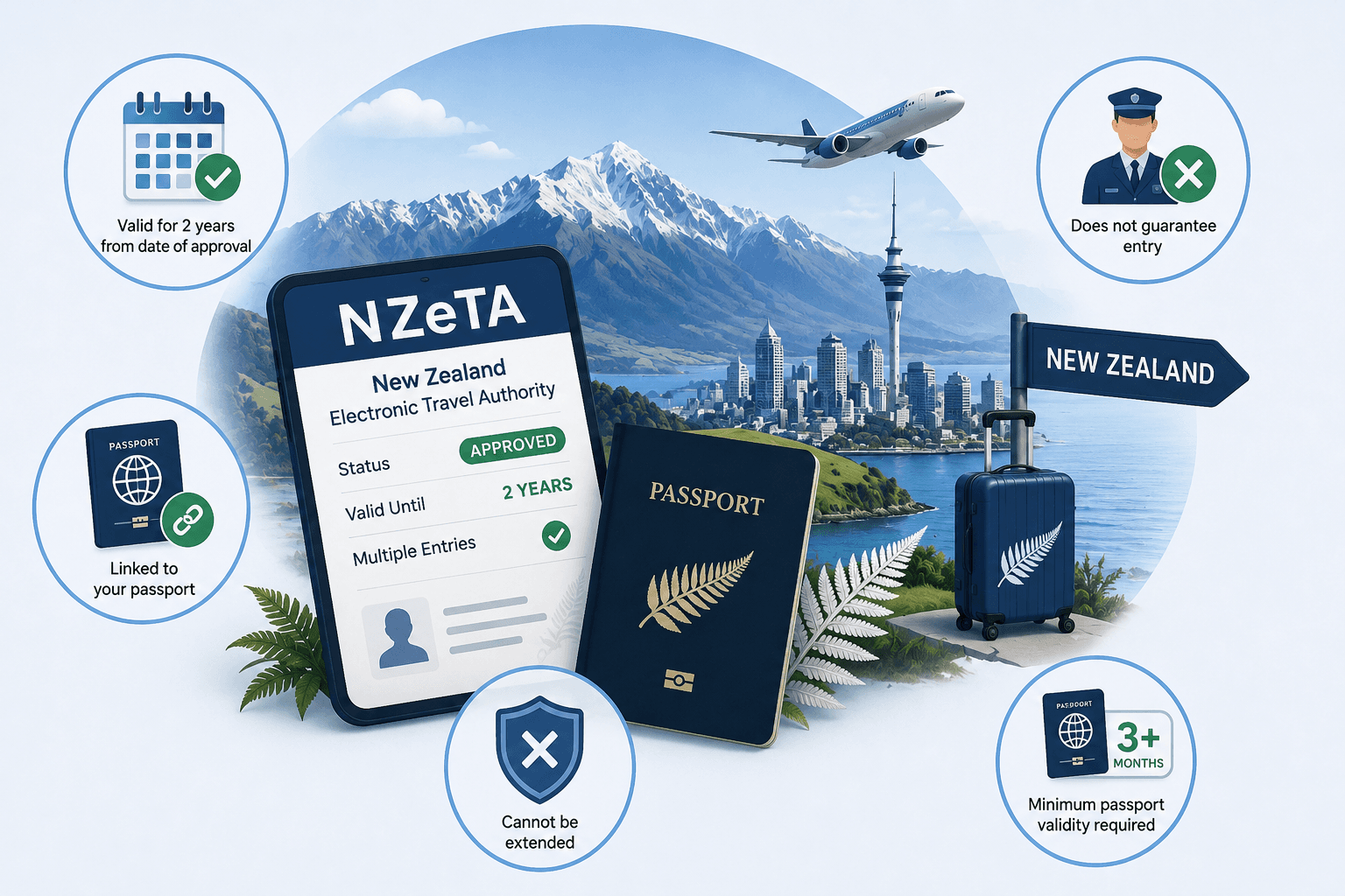 Airport terminal — travel to New Zealand