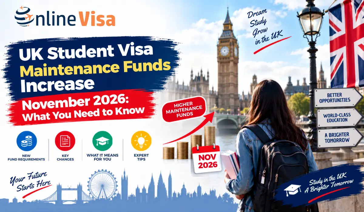 UK Student Visa Maintenance Funds Increase November 2026: What You Need