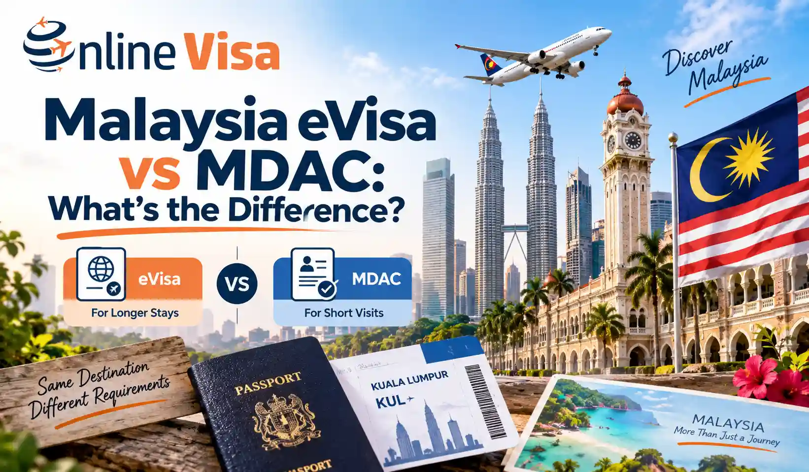 Malaysia eVisa vs MDAC: What’s the Difference?
