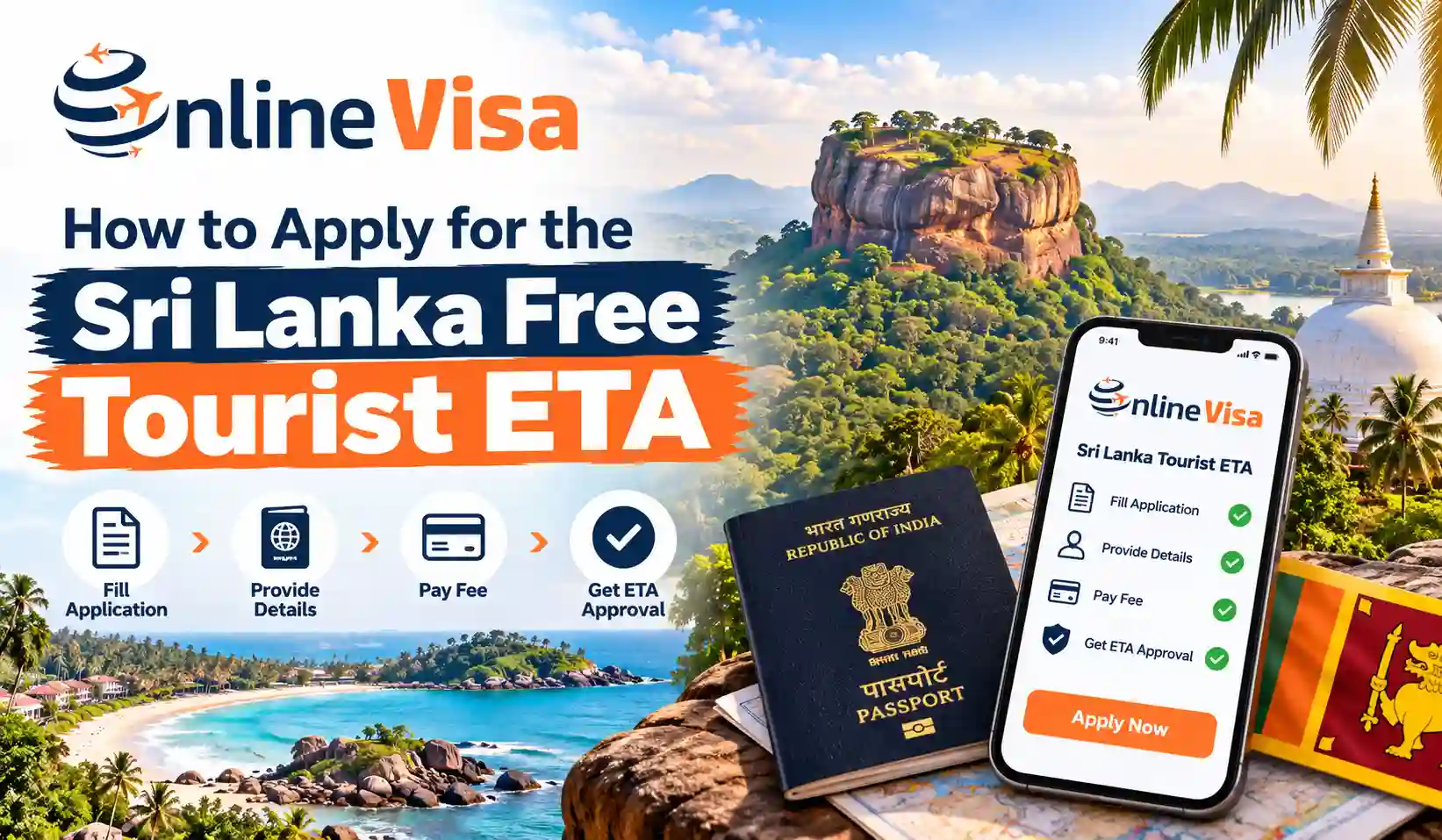 How to Apply for the Sri Lanka Free Tourist ETA