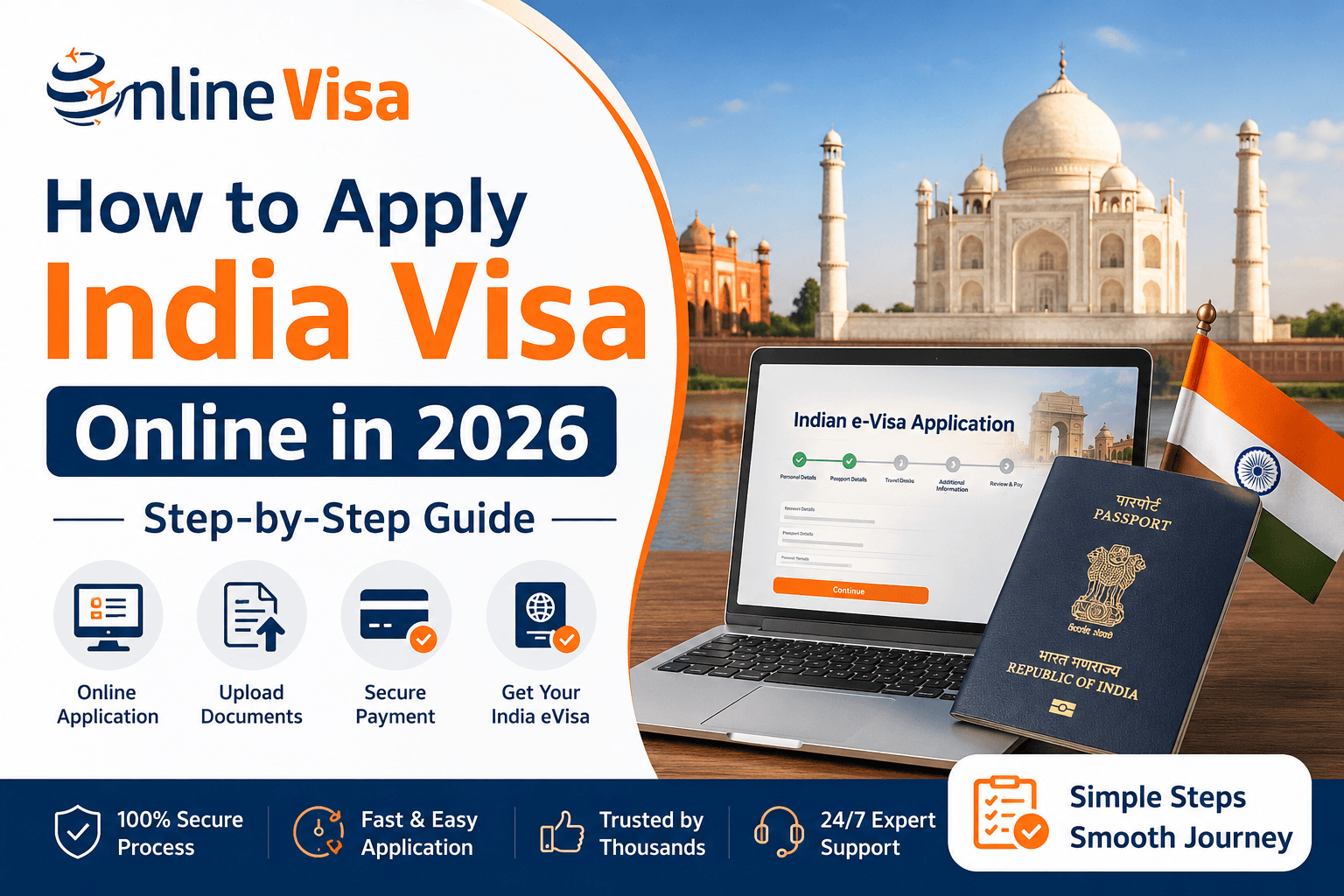 How to Apply India Visa Online in 2026 (Step-by-Step Guide)