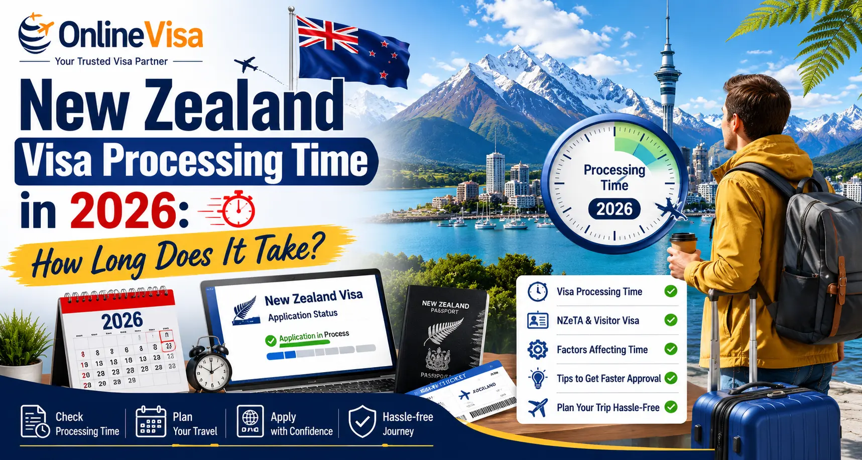 New Zealand Visa Processing Time in 2026: How Long Does It Take?