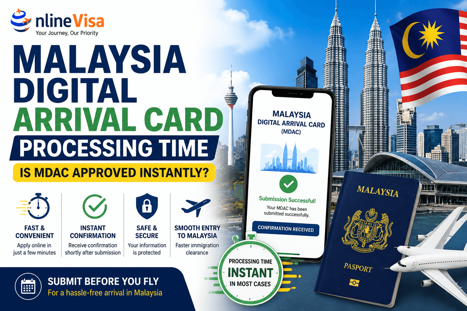 Malaysia Digital Arrival Card Processing Time: Is MDAC Approved Instantly?