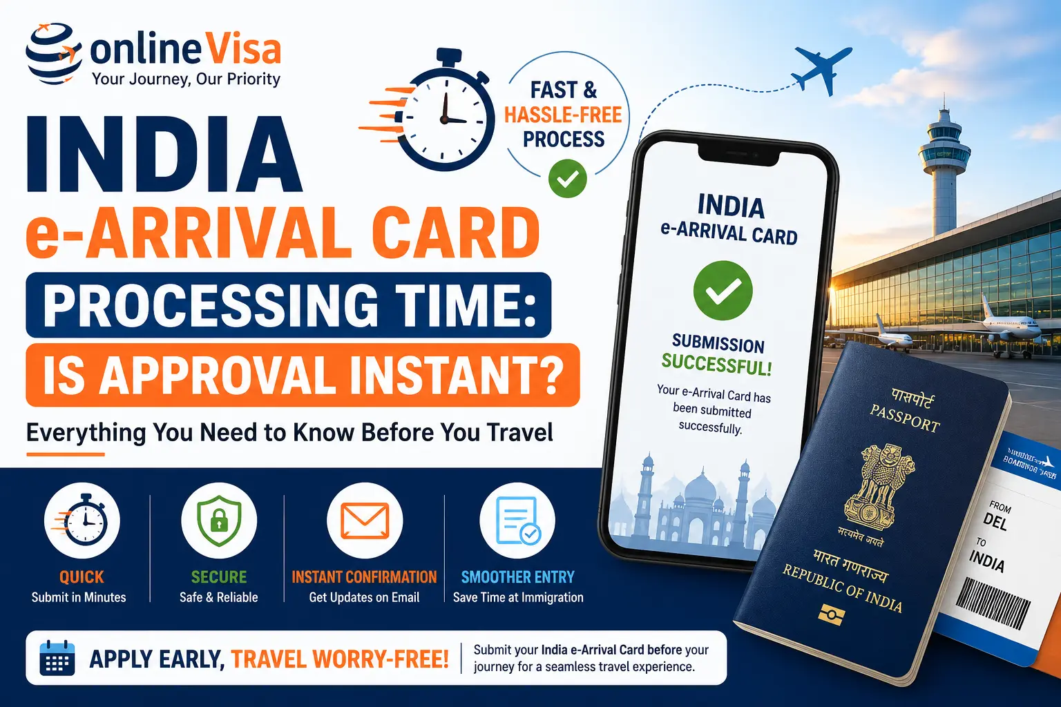 India e-Arrival Card Processing Time: Is Approval Instant?